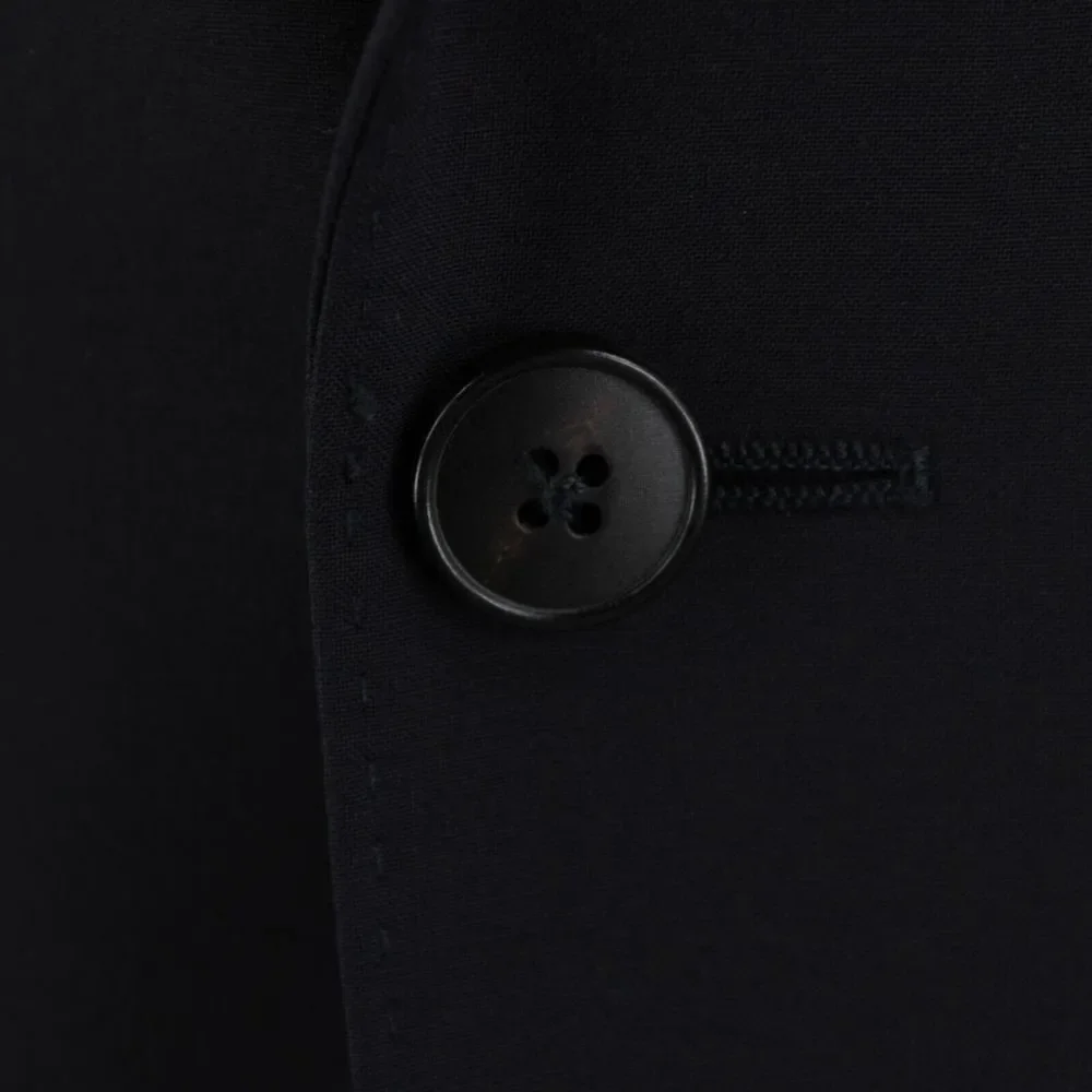 Z Zegna TechMerino Turati 100% Wool Suit Size 52R (42R US) In Solid Blue - Picture 2 of 15